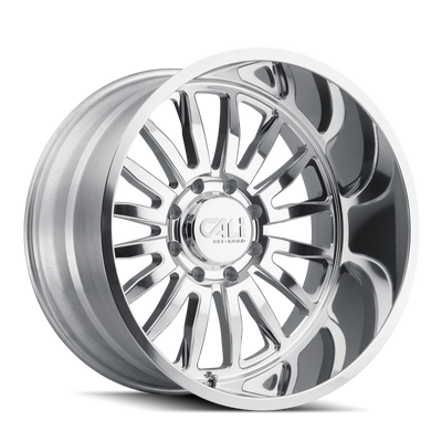 Cali Off-Road 9110 Summit 24x14 / 8x165.1 BP / -76mm Offset / 125.2mm Hub Polished Wheel