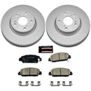 Power Stop 18-19 Honda Accord Front & Rear Z17 Evolution Geomet Coated Brake Kit