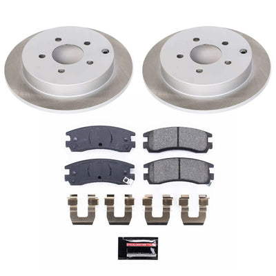 Power Stop 02-04 Oldsmobile Silhouette Front and Rear Semi-Coated Rotor Kit