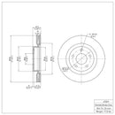 DFC GeoSPEC Coated Rotors - Plain