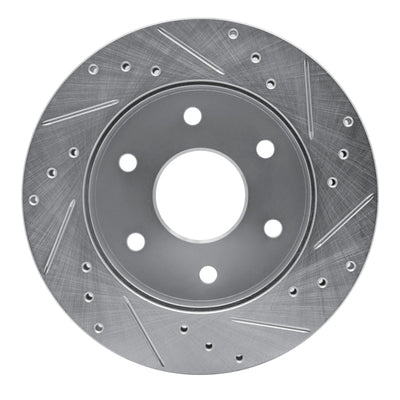 R1 1988-91 GMC K1500 Front Drill & Slot Silver Rotors