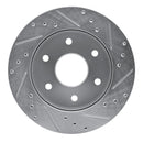 R1 1988-91 GMC K1500 Front Drill & Slot Silver Rotors