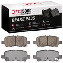 R1 04-16 Buick Allure Rear Right Drilled & Slotted Black Brake Rotor