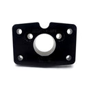 Baer Brakes Mopar 1-1/8in Bore Remaster 4-Bolt Right Port Master Cylinder Assembly - Black