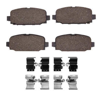 DFC 17-25 Jeep Compass Rear Geospec Rotors w/4000 HybriDynamic Brake Pads w/Hardware