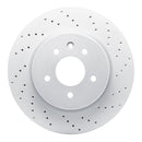 DFC 00-06 Jaguar XKR Rear Drilled GeoSPEC Coated Rotor