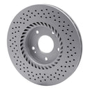 DFC 07-08 Hyundai Tiburon Front Drilled GeoSPEC Coated Rotor