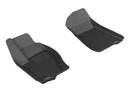 3D MAXpider 2006-2010 Jeep Commander Kagu 1st & 2nd & 3rd Row Floormats - Black