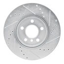 R1 14-21 Mini Cooper Front Drill & Slot Silver Rotors