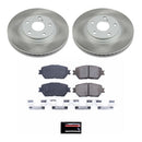Power Stop 02-04 Toyota Camry Front and Rear Semi-Coated Rotor Kit