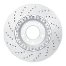 DFC 01-08 BMW 330Ci Right Front Drilled Hi-Carbon Alloy Geomet Coated Rotor