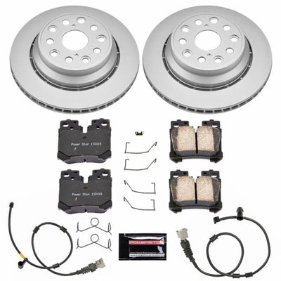 Power Stop 10-17 Lexus LS460 Front & Rear Z17 Evolution Geomet Coated Brake Kit