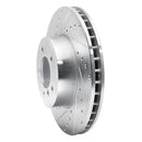 R1 06-10 BMW 528xi Front & Rear Drilled & Slotted Silver Brake Rotor Set
