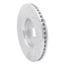 R1 15-20 Ford Edge Front & Rear Drilled & Slotted Silver Brake Rotor Set