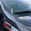 Wehrli 07.5-19 Chevrolet 6.6L Duramax Billet TIG Torch Stubby Antenna - Gloss White