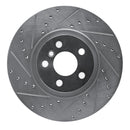 R1 16-24 BMW 228i xDrive Gran Coupe Front & Rear Drilled & Slotted Silver Brake Rotor Set
