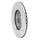 R1 90-05 Buick Skylark Front Left Drilled & Slotted Silver Brake Rotor