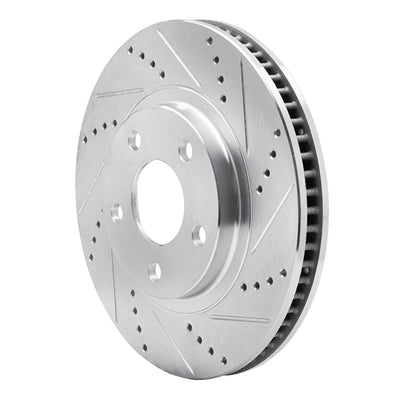 R1 97-05 Buick Riviera Front Drilled & Slotted Silver Brake Rotor Set