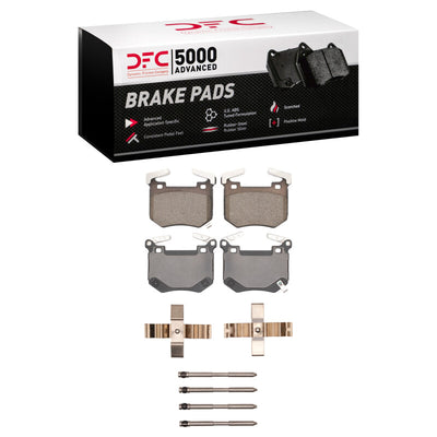 DFC 18-22 Kia Stinger Front & Rear Drill/Slot Geoperf Rotors 5000 Advanced Brake Pads w/Hardware