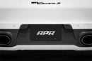 APR License Plate - Silver On Black