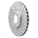 R1 13-23 Chrysler 200 Front Right Drilled & Slotted Geo-Carbon Rotor
