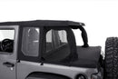 Bestop 18-26 Jeep Wrangler JL 2-Door Halftop Conversion Kit (Black Diamond)