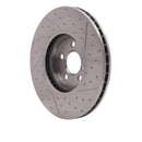 DFC 15-19 Mini Cooper Countryman Front Brake Rotor - Dimpled and Slotted