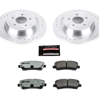 Power Stop 15-19 Ford Mustang Front & Rear Z26 Street Warrior Brake Kit