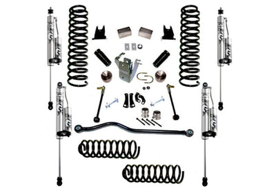 Superlift 07-18 Jeep Wrangler JK Unlimited 4in Lift Kit w/ Fox 2.0 RESI Shocks