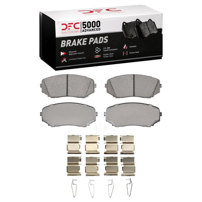 DFC 16-25 Mazda CX-9 Front Drilled & Slotted Geoperformance Rotors 5000 Advanced Pads w/Hardware