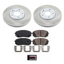 Power Stop 2017 Kia Optima Front and Rear Semi-Coated Rotor Kit
