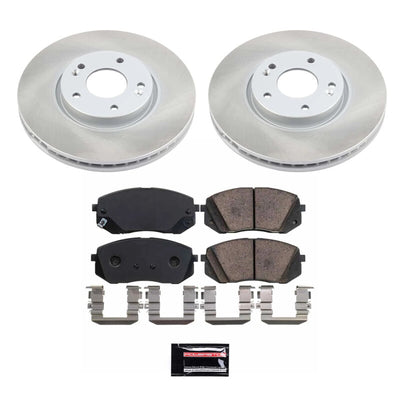 Power Stop 2017 Kia Optima Front and Rear Semi-Coated Rotor Kit