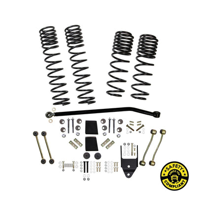 Skyjacker 2018 - 2025 Jeep Wrangler Jl 3.5 In. Susp. Lift Kit With ADX M2.0 Aluminum Monotube Shocks