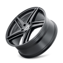 Kraze KR195 Milano 20x8.5 / 5x112 BP / 38mm Offset / 66.56mm Hub Satin Black Wheel