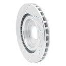 R1 05-13 Cadillac XLR Front & Rear Drilled & Slotted Silver Brake Rotor Set