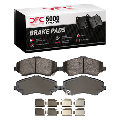 DFC 09-16 Chrysler Town & Country (Van) Front Geospec Rotors with 5000 Advanced Pads w/Hardware