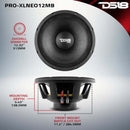 DS18 12in 1000 Watts RMS 8 ohm Neodymium Mid-Bass Loudspeaker
