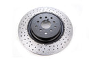 DBA 04-17 Subaru WRX STi Front Cross Drilled/Dimpled 4000 XD Series Rotor