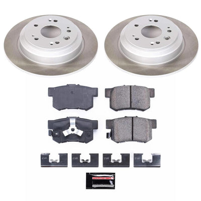 Power Stop 10-11 Honda Accord Crosstour Front and Rear Semi-Coated Rotor Kit