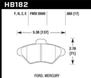 Hawk Performance Ceramic Street Brake Pads