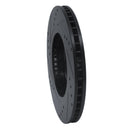 R1 07-15 Nissan Rogue Front Right Drilled & Slotted Black Brake Rotor