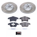 Power Stop 17-20 Lincoln MKZ Front and Rear Semi-Coated Rotor Kit