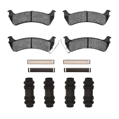 DFC 95-03 Ford Windstar Rear 5000 Advanced Semi Metallic Brake Pads and Hardware Kit