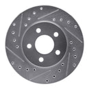 R1 84-95 Chrysler Imperial Front Drilled & Slotted Silver Brake Rotor Set