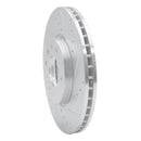 R1 03-11 Cadillac BLS (Mexico) Front Right Drilled & Slotted Silver Brake Rotor