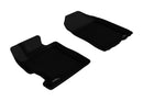 3D MAXpider 2006-2011 Honda Civic Coupe Kagu 1st & 2nd Row Floormats - Black