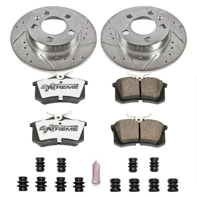Power Stop 99-06 Audi TT Front & Rear Z26 Street Warrior Brake Kit