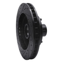 R1 69-96 Buick Estate Wagon Front Right Drilled & Slotted Black Brake Rotor