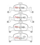 DBA 17-19 Audi A4 (w/318mm front Rotor) Front XP Performance Brake Pads