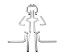 Flowmaster U-FIT 2.50 in. Aluminized Steel Dual Kit